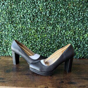 Naturalizer Berlin Black Smooth Pumps Women Size 8.5 Heels